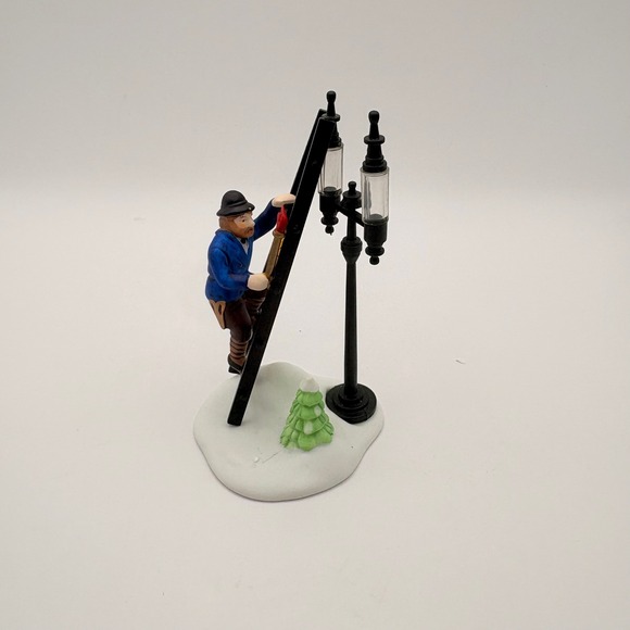 Department 56 Other - Department 56 Heritage Village Lamplighter Accessory Set 5577-8 Black Blue